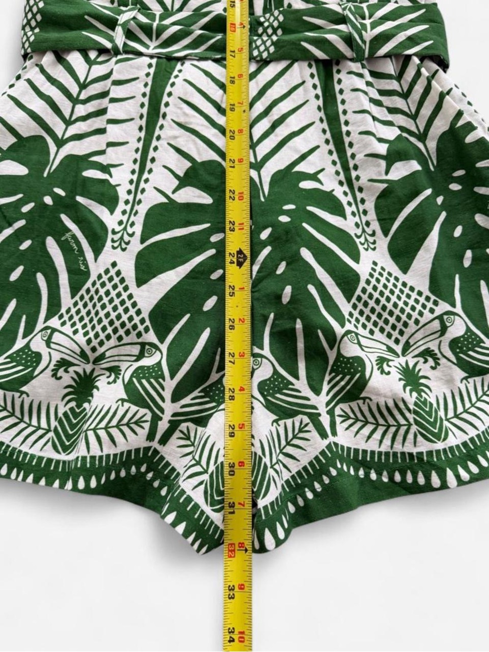 NWT FARM RIO Off-White Macaw Elegance Romper - Picture 7 of 13
